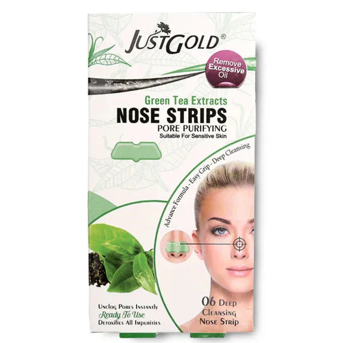 Just Gold Nose Wax Strips Green Tea Extracts Just Gold