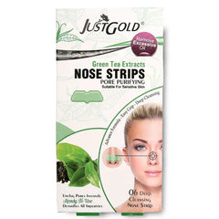Just Gold Nose Wax Strips Green Tea Extracts Just Gold