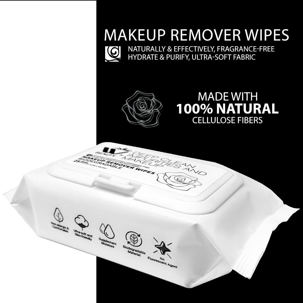 WBM Beauty Makeup Remover Wipes (25 Pieces) WBM