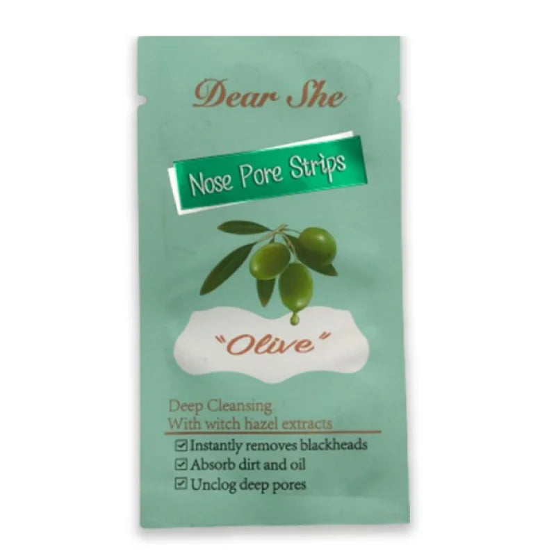 Dear She Nose Pore Strips (Olive) Pack Of 10 Strips Dear she