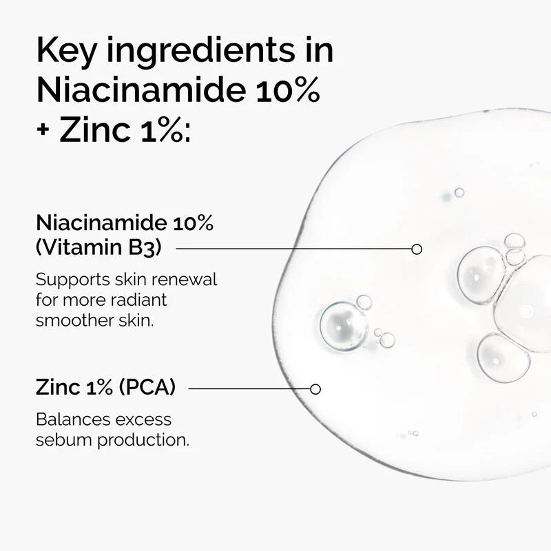 The Ordinary Niacinamide 10% + Zinc 1% Serum - 30ml The Ordinary