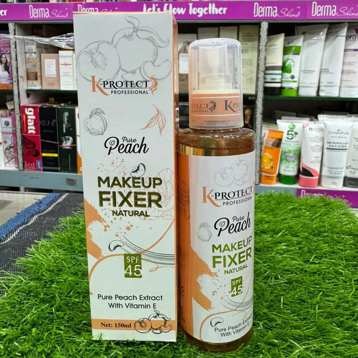 K-Protect professional Peach Makeup Fixer 150ml K-Protect