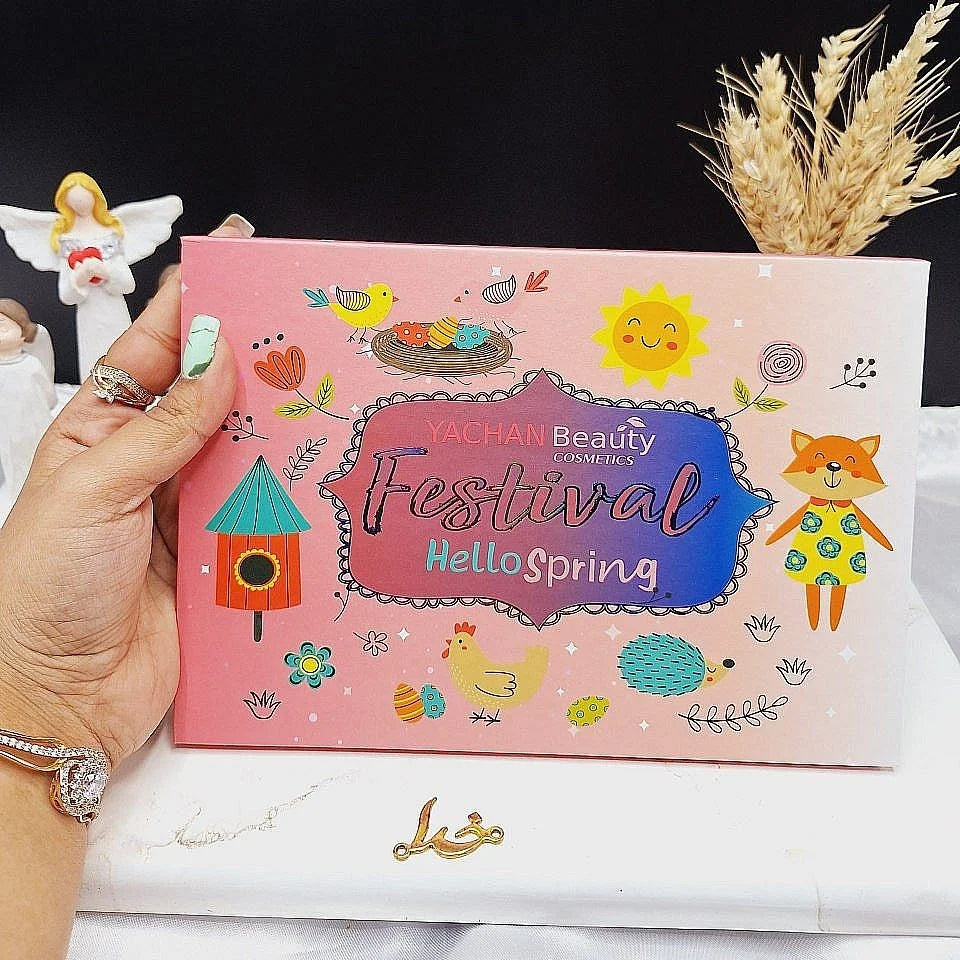 Yachan Beauty Festival Hello Spring Eyeshadow Palette (54 Colors) Yachan Beauty