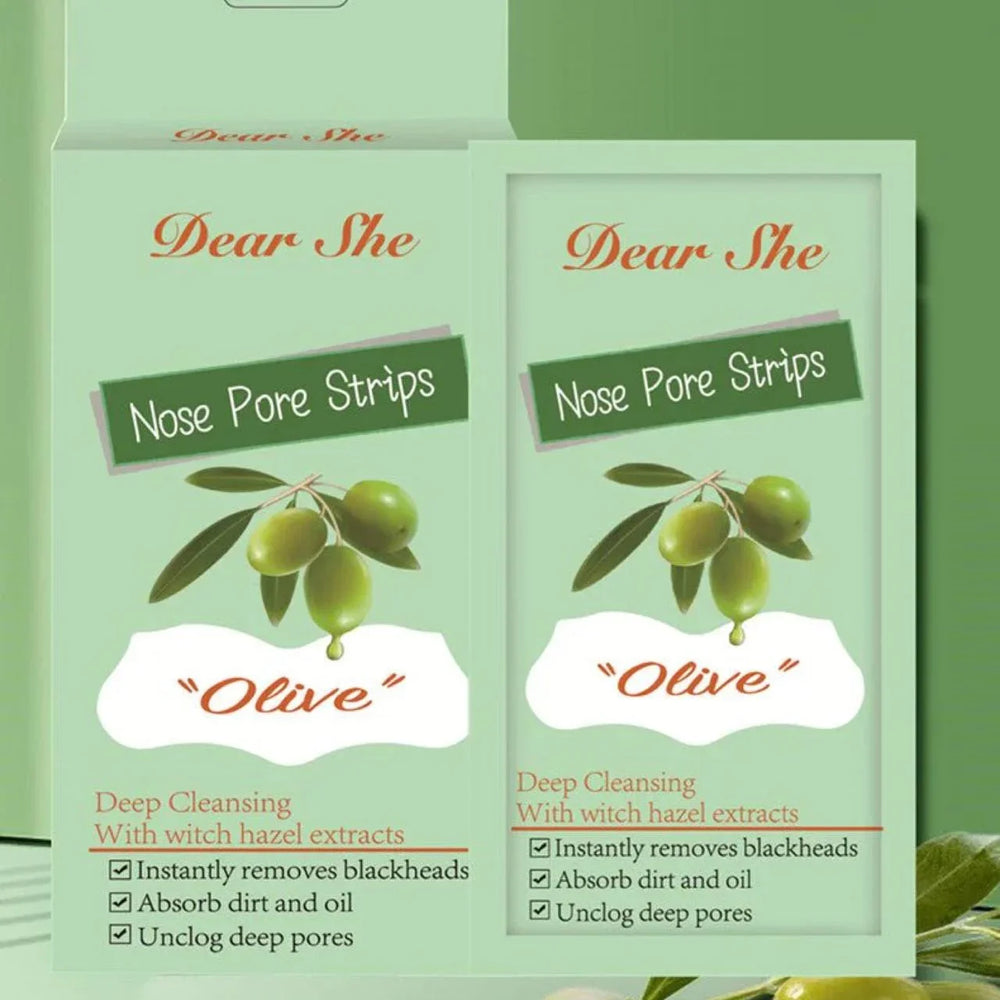 Dear She Nose Pore Strips (Olive) Pack Of 10 Strips Dear she