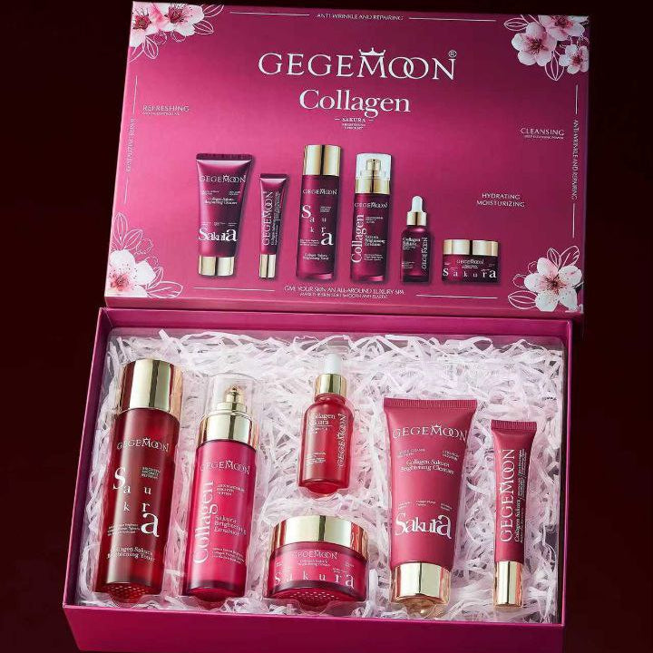 Gegemoon Collagen Sakura Facial Kit - 6Pcs Gegemoon