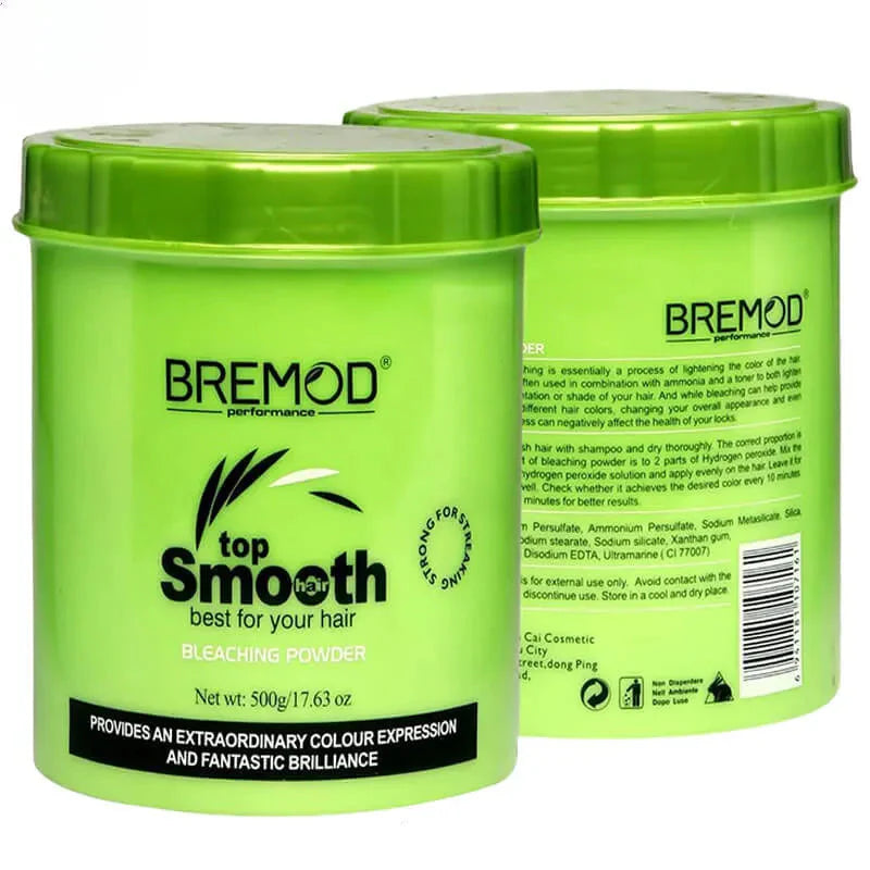 Bremod Professional Hair Bleach Powder Mild & Strong 500gm Bremod