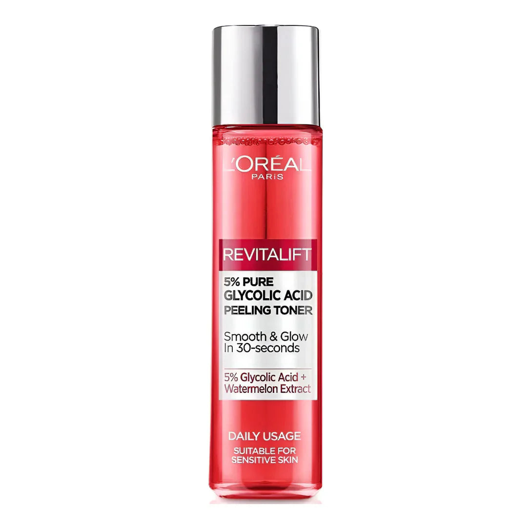 L'Oreal Paris Revitalift 5% Pure Glycolic Acid Peeling Toner Suitable For Sensitive Skin - 180ml L'Oréal Paris