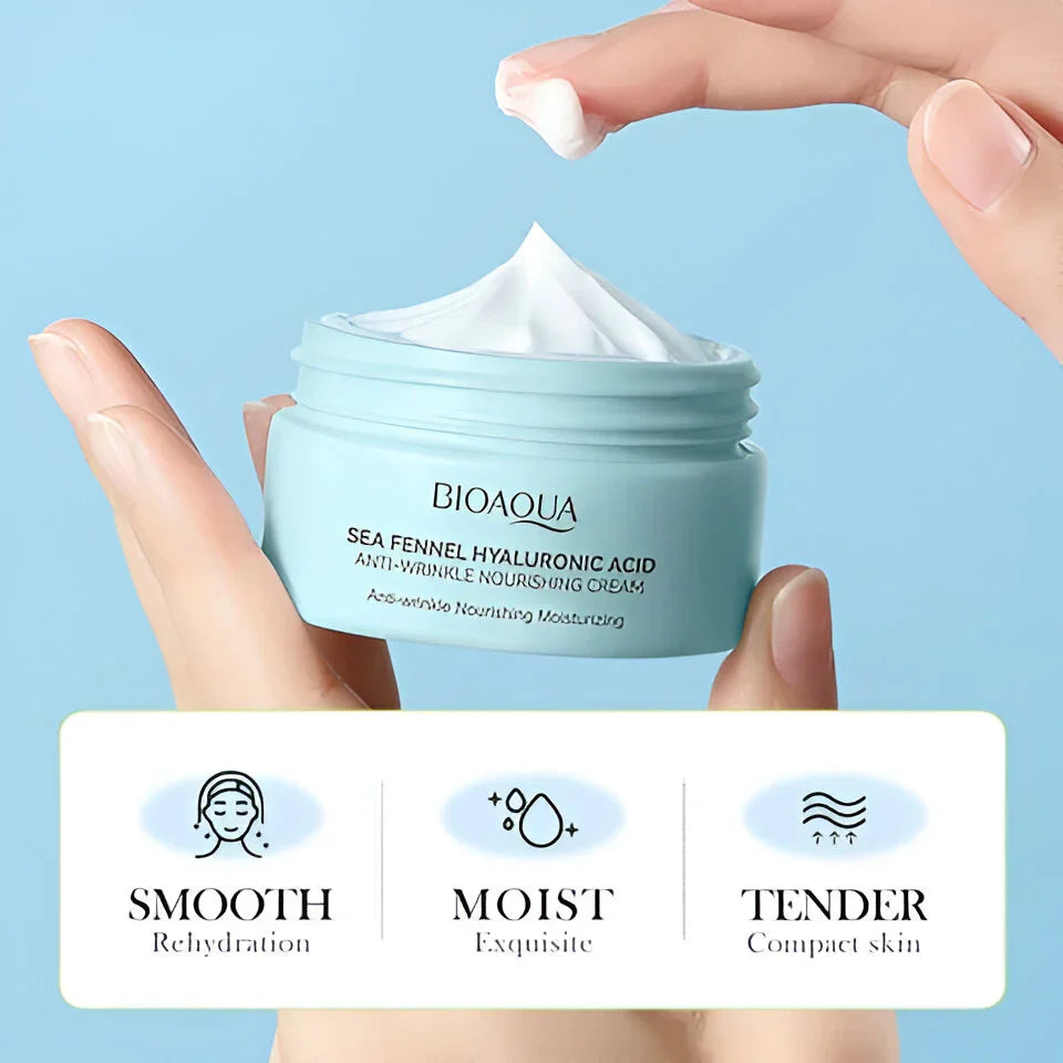 Bioaqua Anti-Wrinkle Hyaluronic Acid Face Moisturizing Cream - 30ml Bioaqua