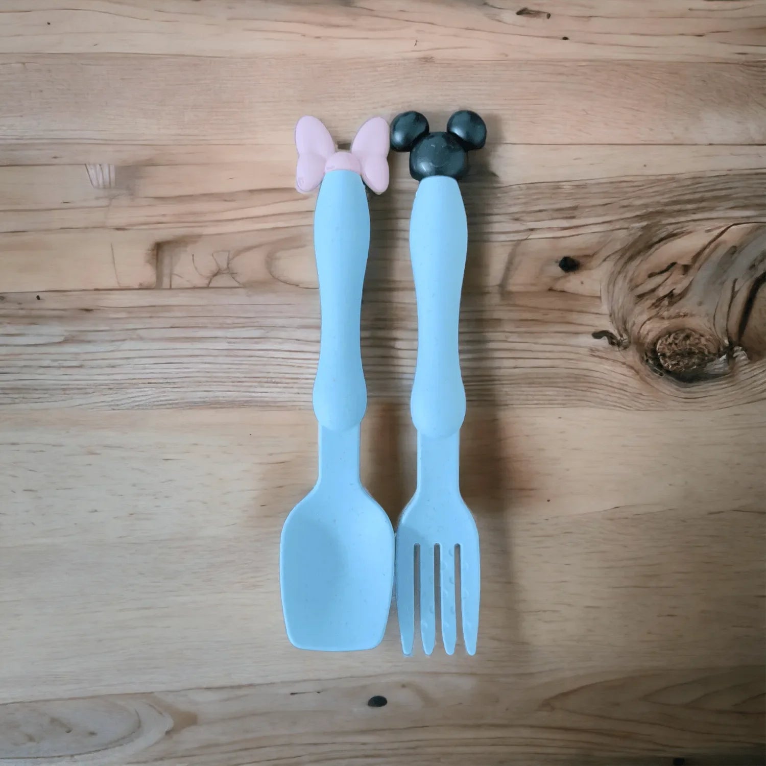 Mickey Shape Wheat Straw Plate Bowl Baby Training Set for Kids Cosmia.pk