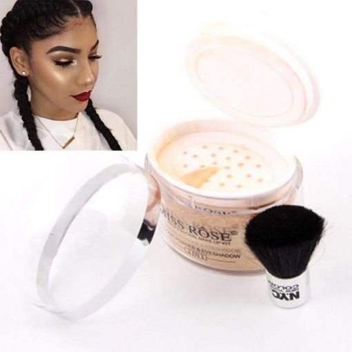 Miss Rose Golden Glitter Loose Powder Highlighter Miss Rose