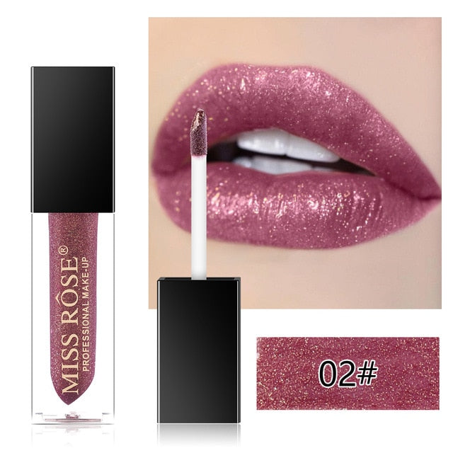 Miss Rose Diamond Glitter Lip Topper Miss Rose
