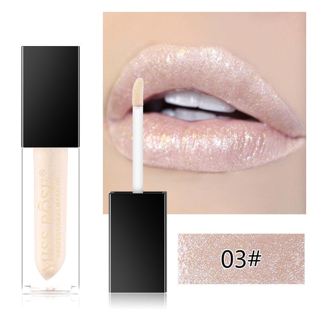 Miss Rose Diamond Glitter Lip Topper Miss Rose