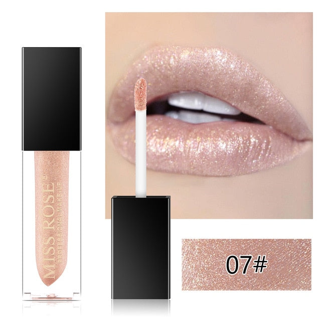 Miss Rose Diamond Glitter Lip Topper Miss Rose