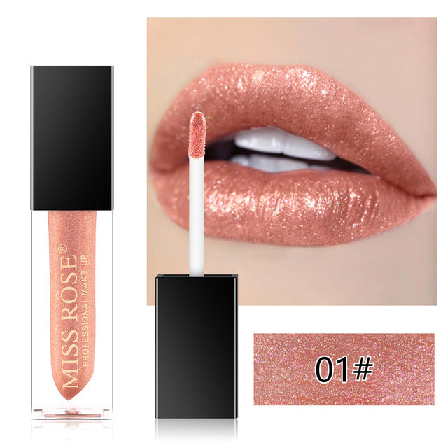 Miss Rose Diamond Glitter Lip Topper Miss Rose