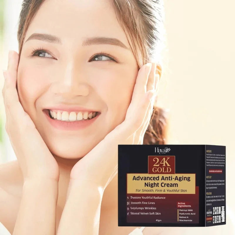 Haya by Rabi 24K Gold Advanced Anti-Aging Night Cream- 40gm Haya by Rabi
