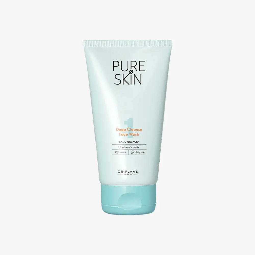 Oriflame Pure Skin Deep Cleanse Face Wash For Oily Skin - 150ml Oriflame