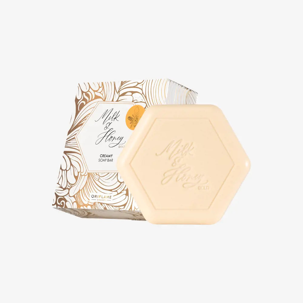 Oriflame Milk And Honey Gold Creamy Soap Bar - 90g Oriflame