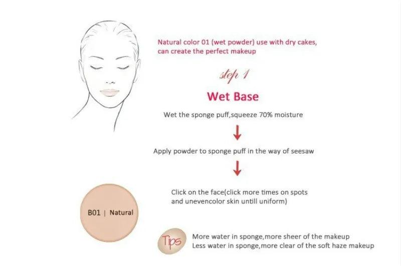 BOB Face Makeup Pressed Powder Bob