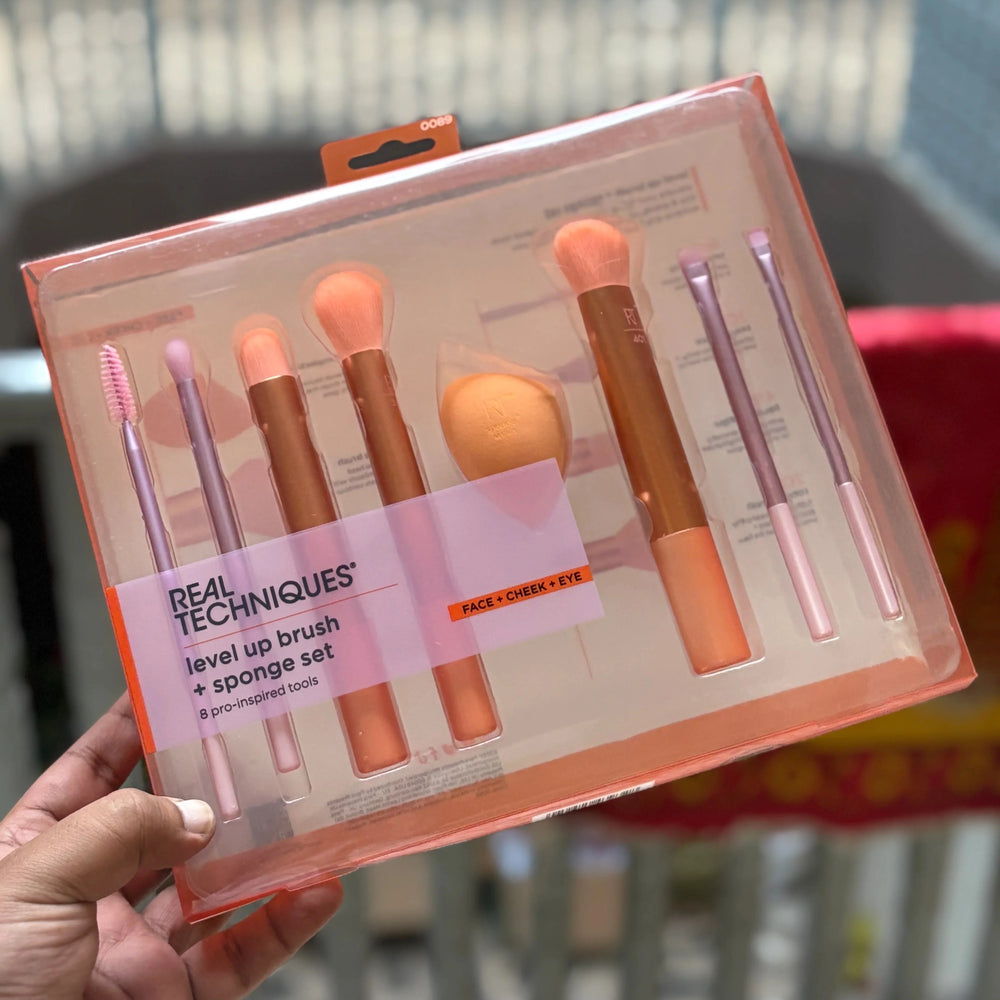 Real Techniques Level Up Brush and Sponge Set Real Technique