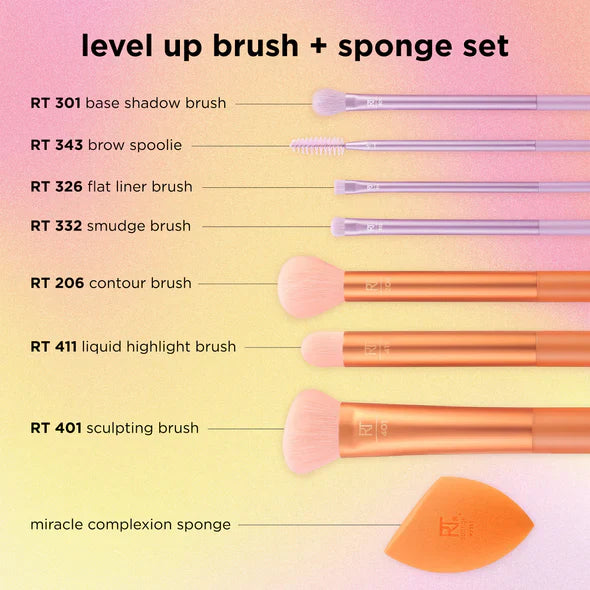 Real Techniques Level Up Brush and Sponge Set Real Technique