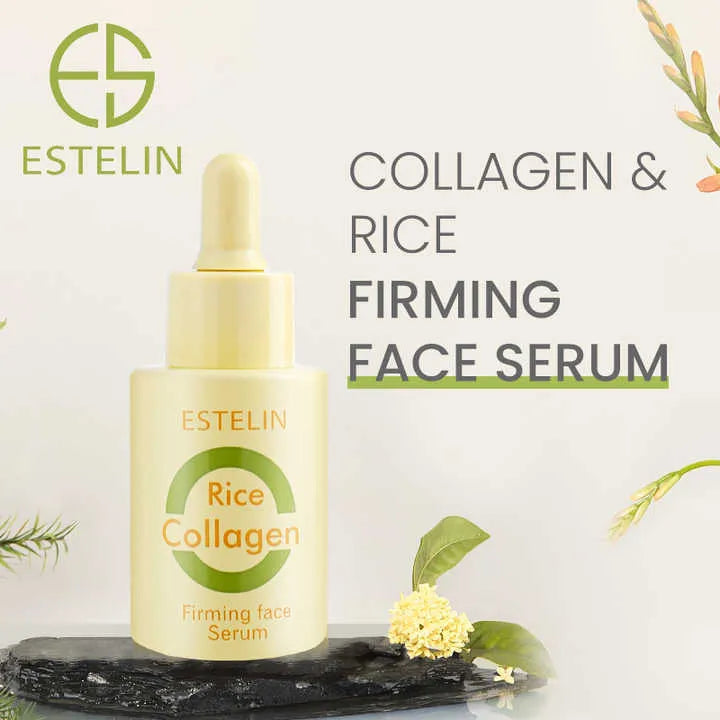 Estelin Rice Collagen Firming Face Serum - 30ml Estelin