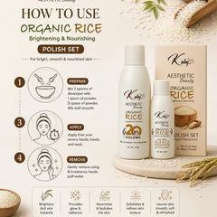 Kalaj Organic Rice Skin Polish – Brightening & Nourishing Glow Kalaj