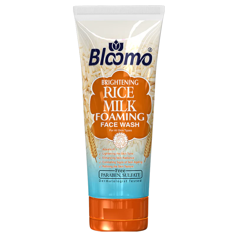 Bloomo Rice Milk Foaming Face Wash Bloomo