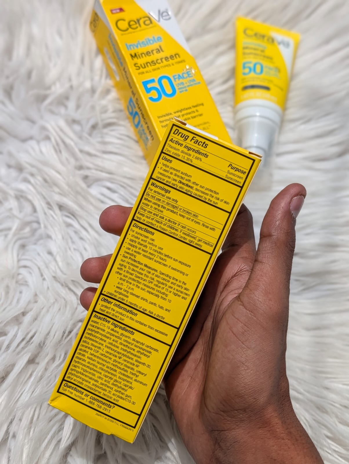 CeraVe Invisible Mineral Sunscreen SPF50 48ml CeraVe