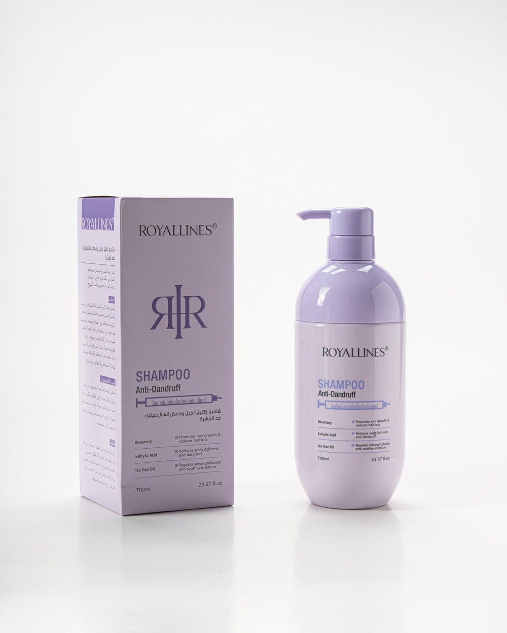 ROYALLINES Rosemary & Salicylic Acid Anti-Dandruff Shampoo (700ml) ROYALLINES