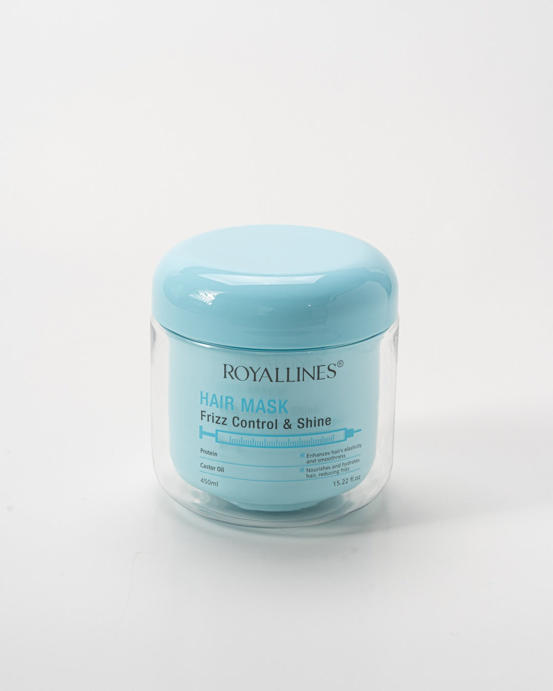 ROYALLINES Protein & Castor Oil Frizz Control & Shine Hair Mask (450ml) ROYALLINES