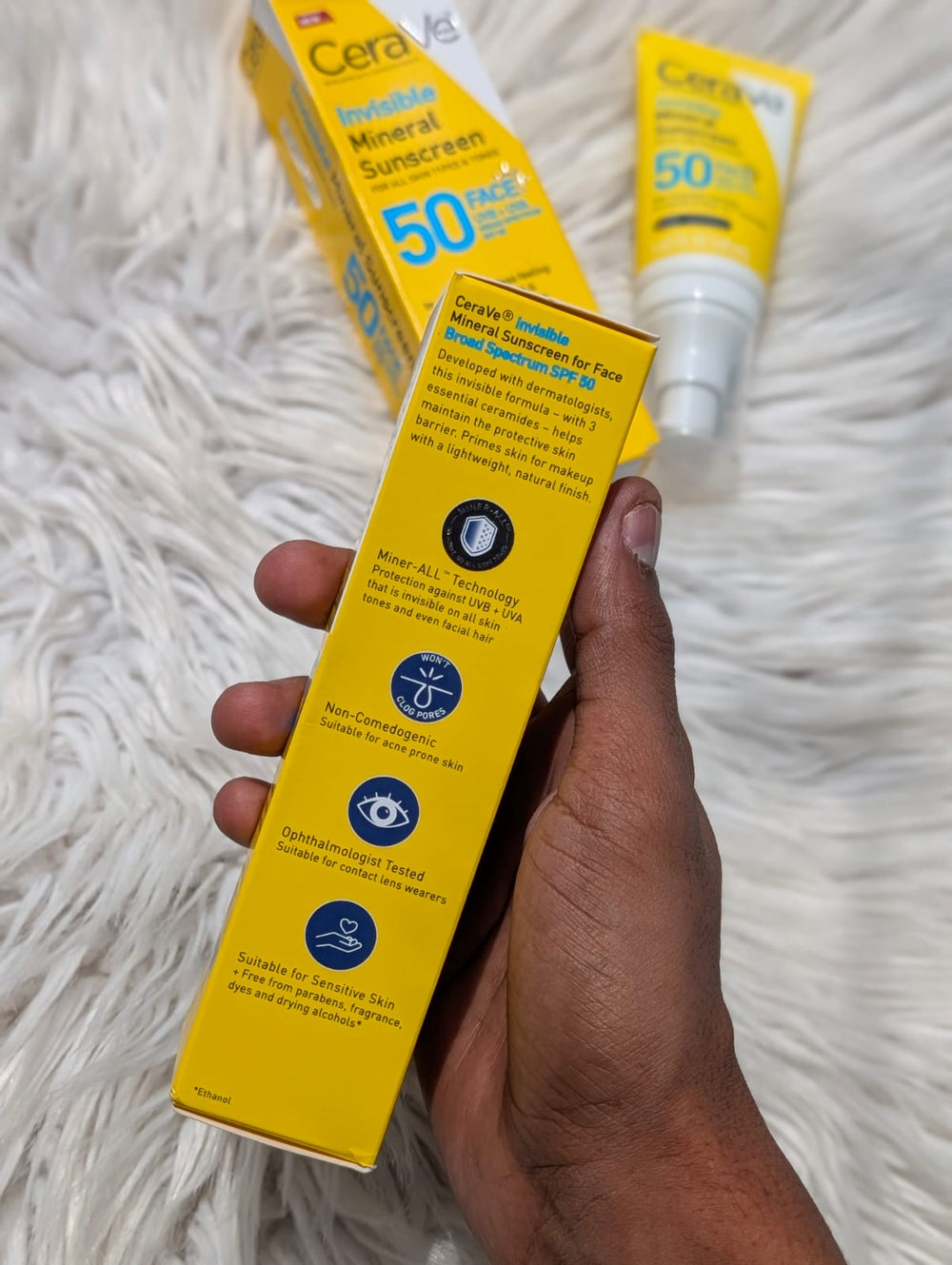 CeraVe Invisible Mineral Sunscreen SPF50 48ml CeraVe