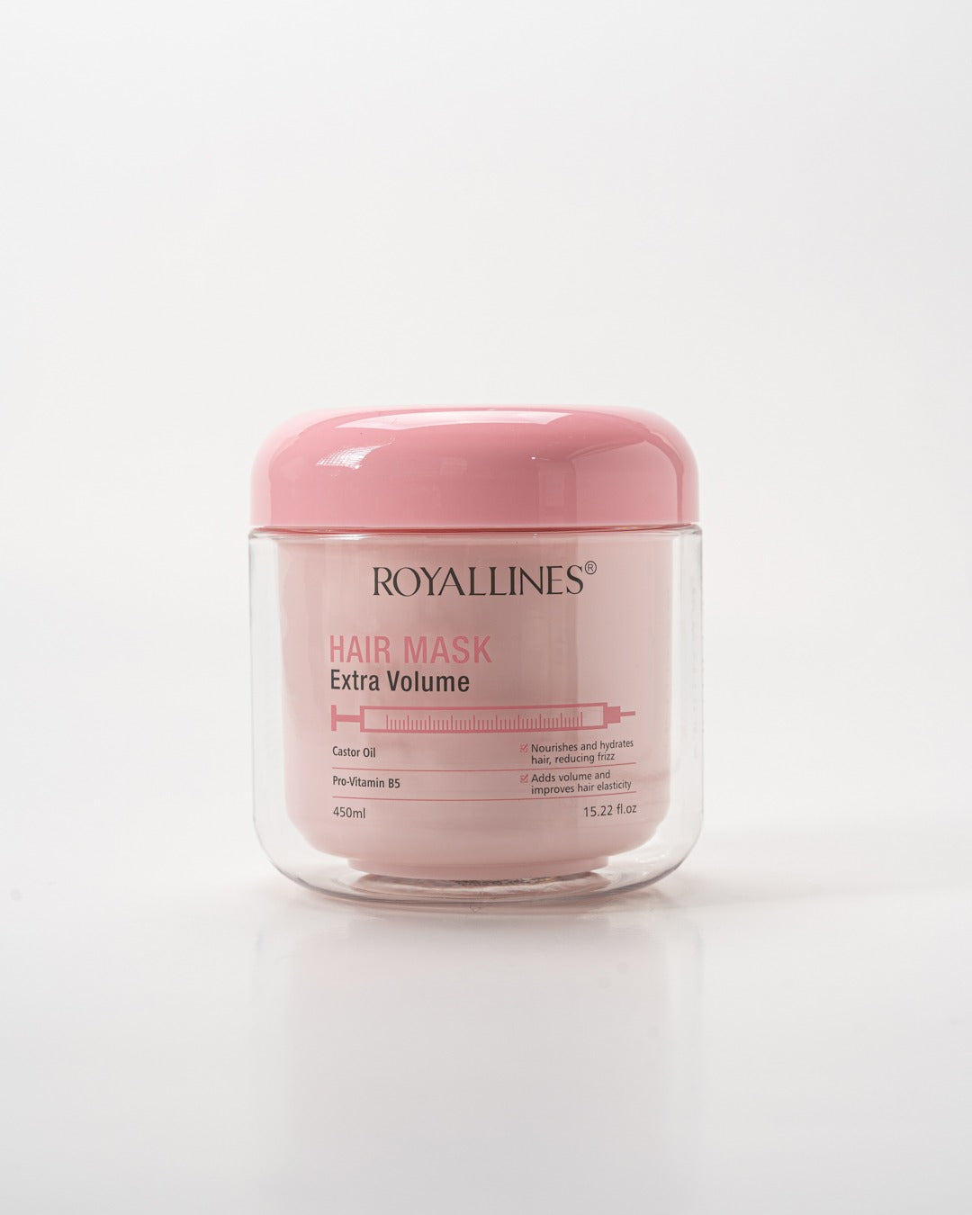 ROYALLINES Pro-Vitamin B5 & Castor Oil Extra Volume Hair Mask (450ml) ROYALLINES