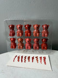 Color Castle 10 Pcs Matte Bear Lip Gloss Set | Cute Moisturizing Lip Gloss Collection Color Castle