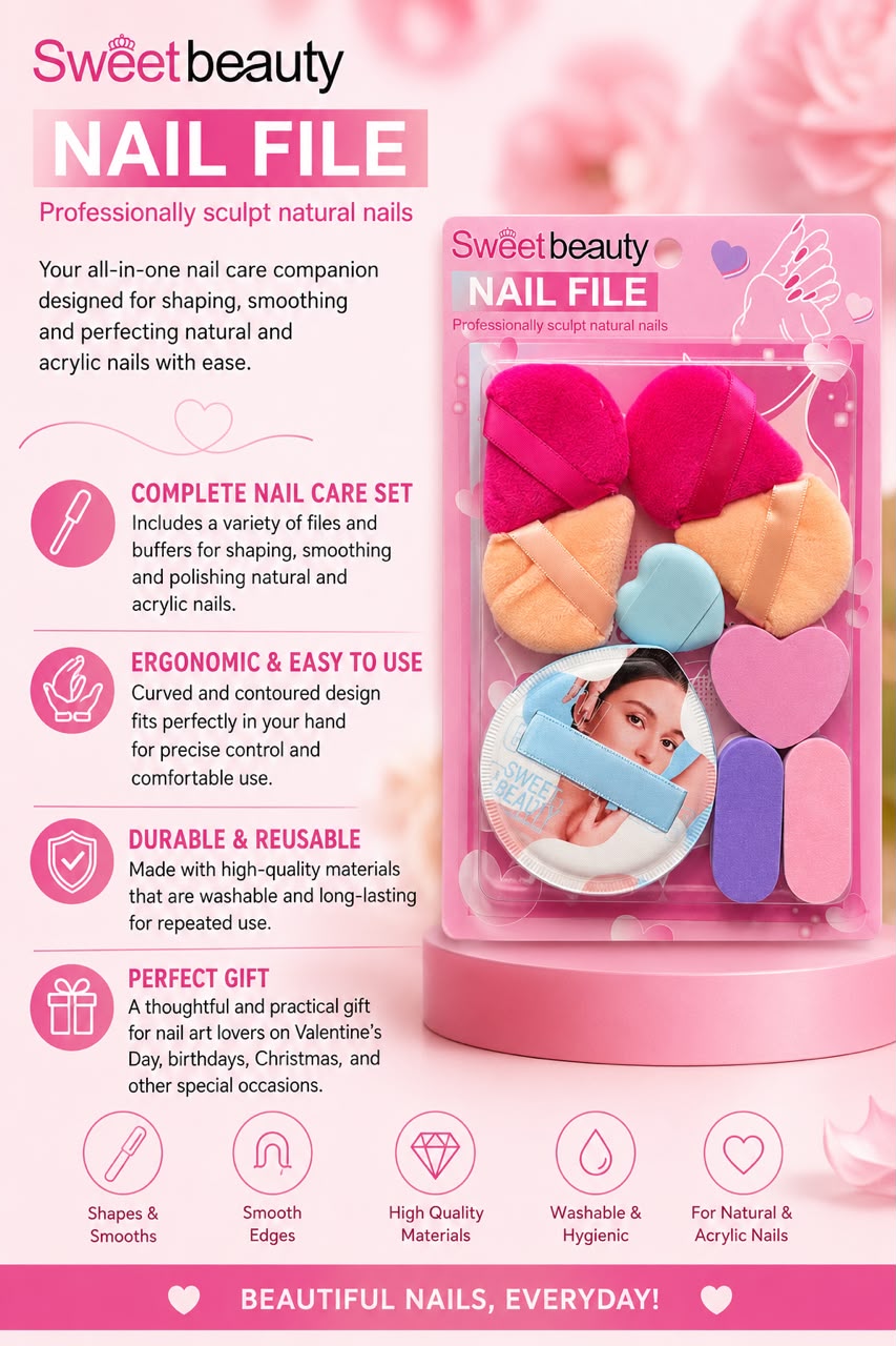 Sweet Beauty 9-in-1 Makeup Puff Set Sweet Beauty