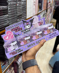 Miss Gosh Super Cute Kuromi 4pcs Highlighters Miss Gosh