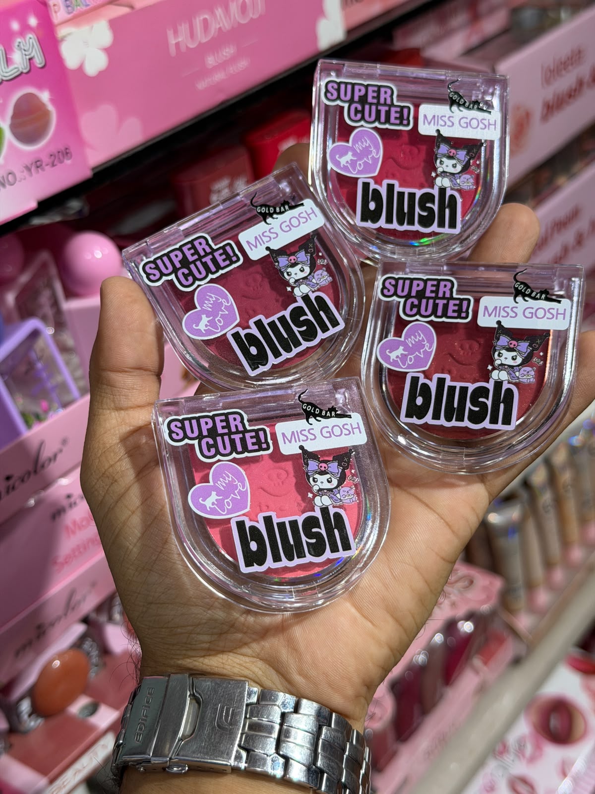 Miss Gosh Super Cute Kuromi 4pcs Blushes Miss Gosh