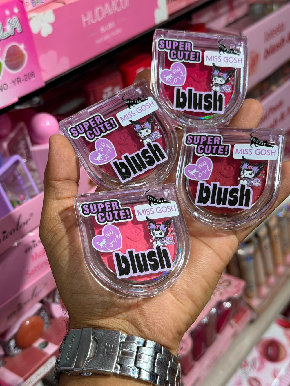 Miss Gosh Super Cute Kuromi 4pcs Blushes Miss Gosh