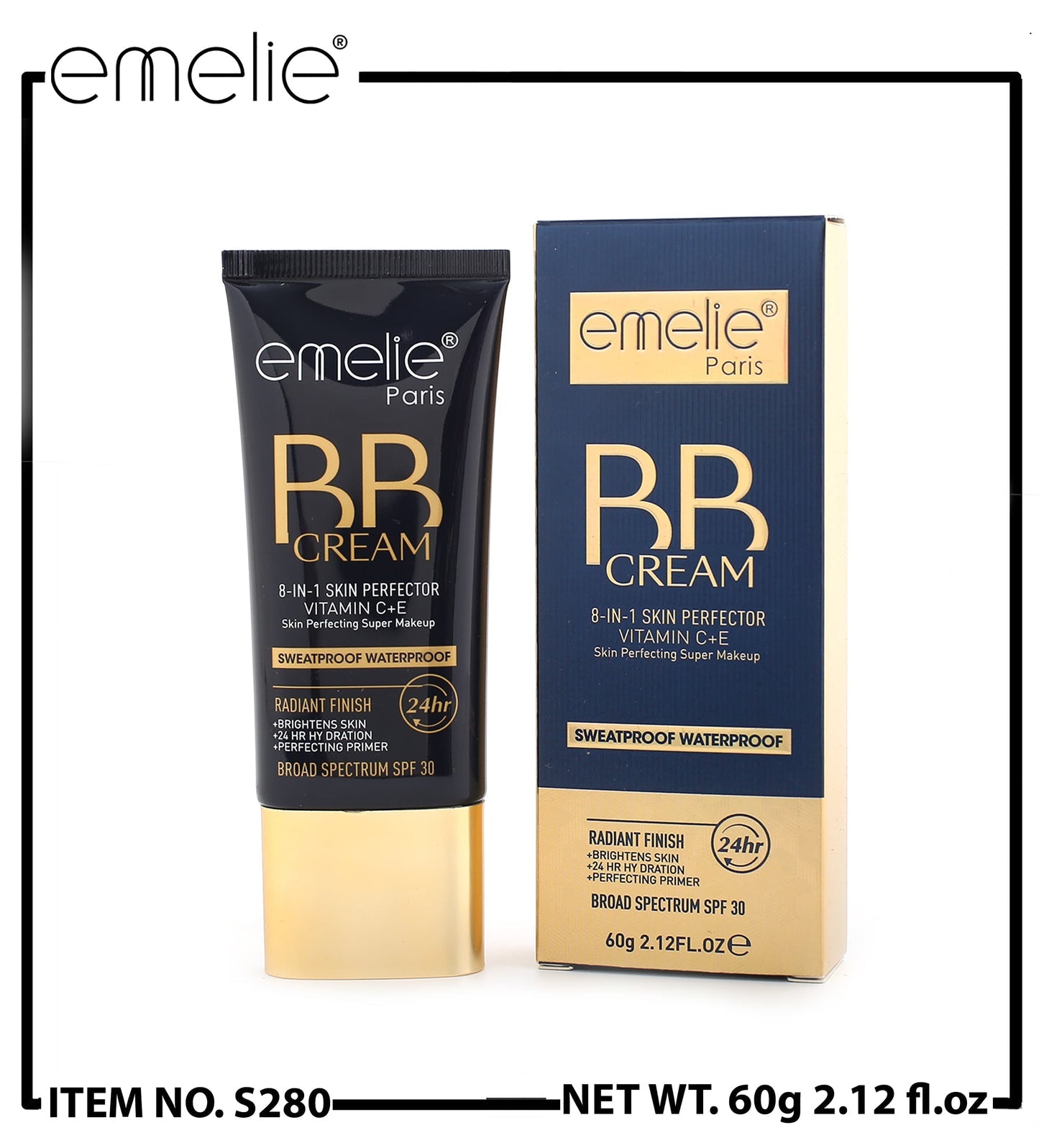 Emelie BB Cream Skin Perfector Vitamin C+E Emelie