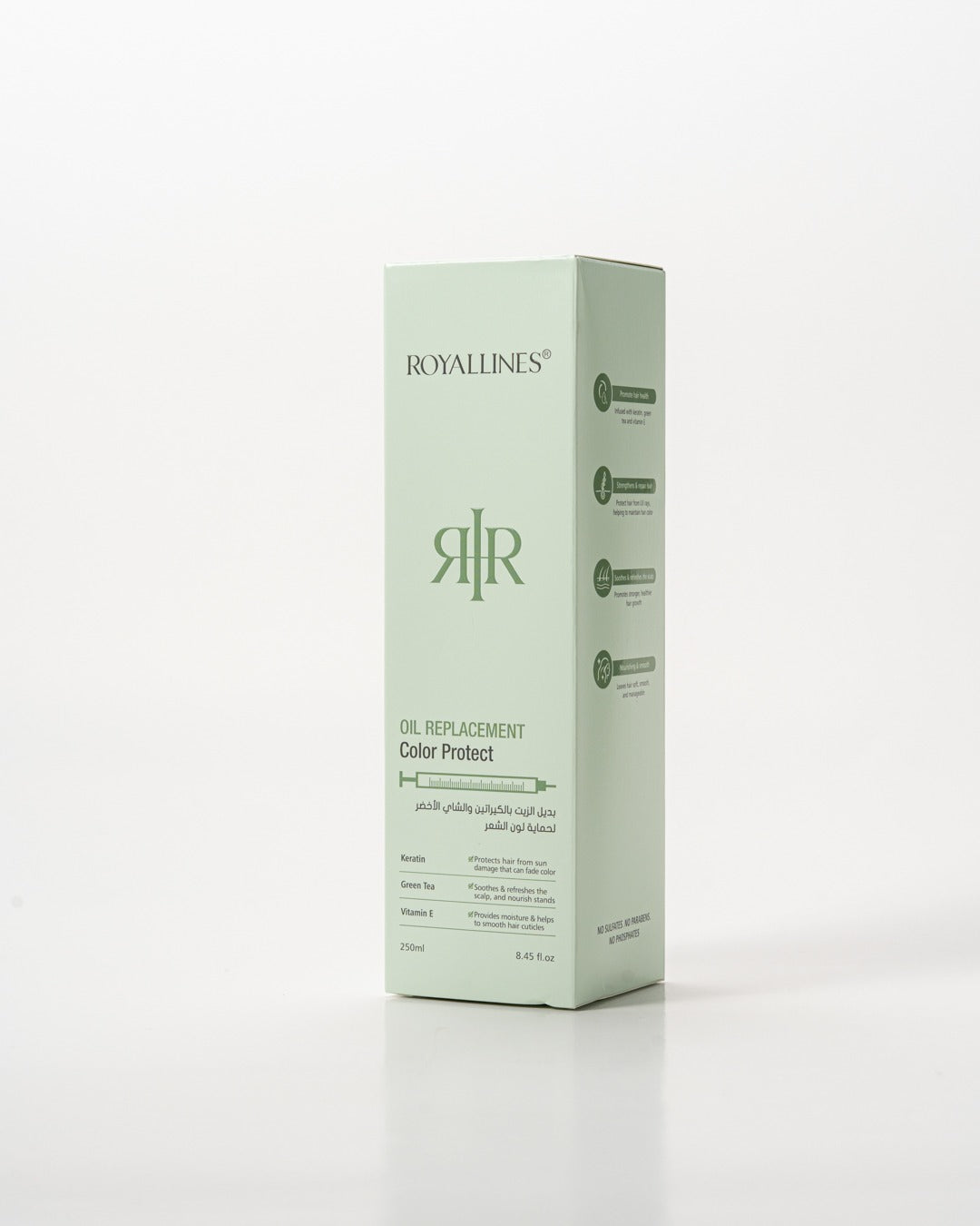 ROYALLINES Keratin & Green Tea Color Protect Oil Replacement (250ml) ROYALLINES