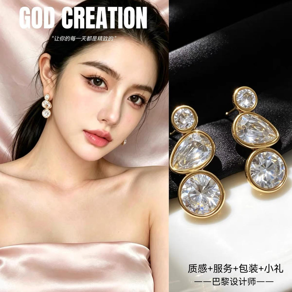 Stainless Steel Water & Tarnish Resistant Earrings Cosmia.pk