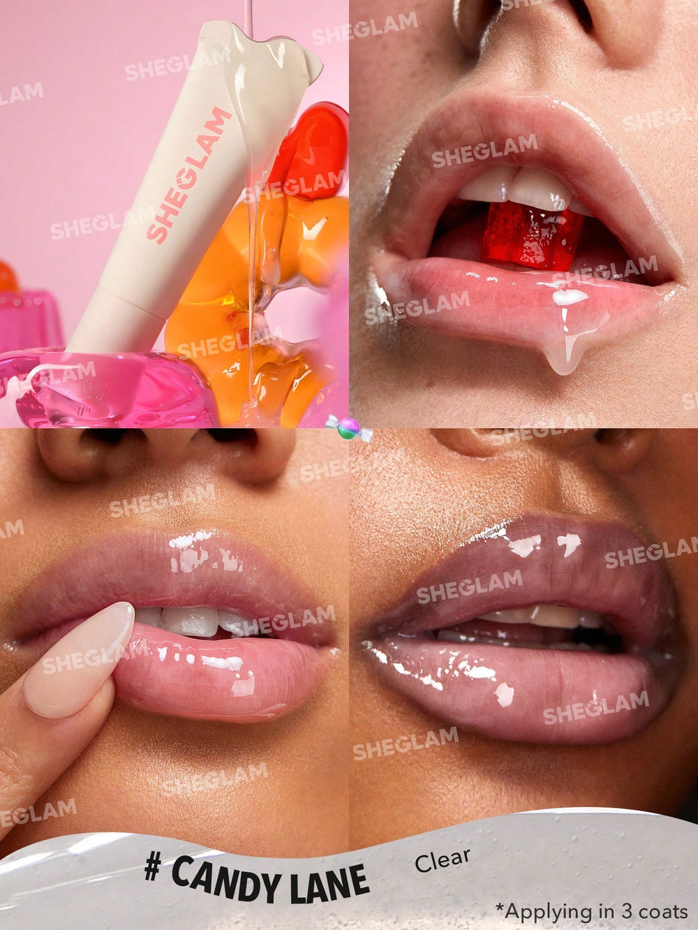 Sheglam crystal glaze moisturising lip care Sheglam