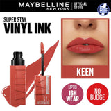 Original Maybelline Super Stay Vinyl Ink Liquid Lipstick - 125 Golden