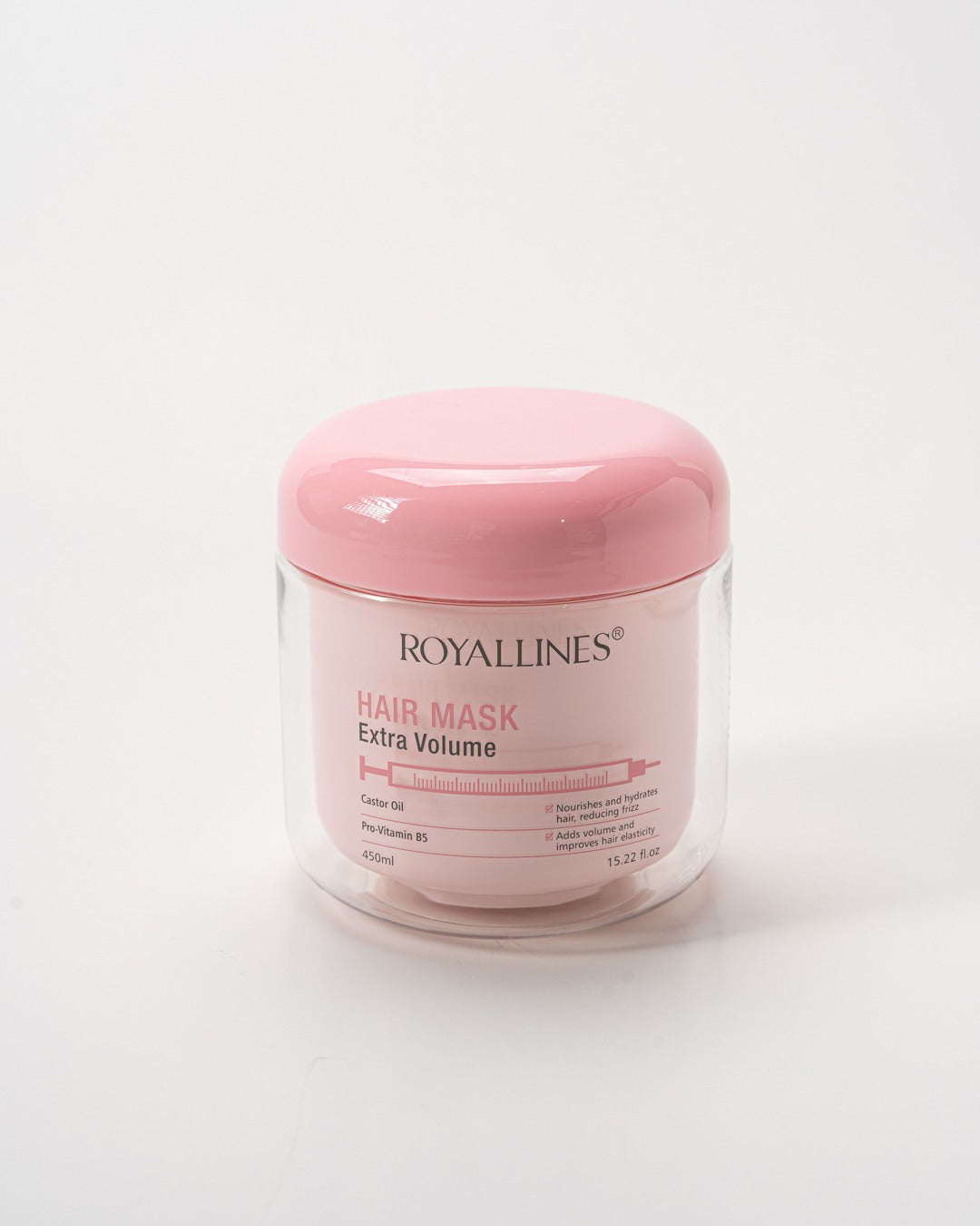 ROYALLINES Pro-Vitamin B5 & Castor Oil Extra Volume Hair Mask (450ml) ROYALLINES