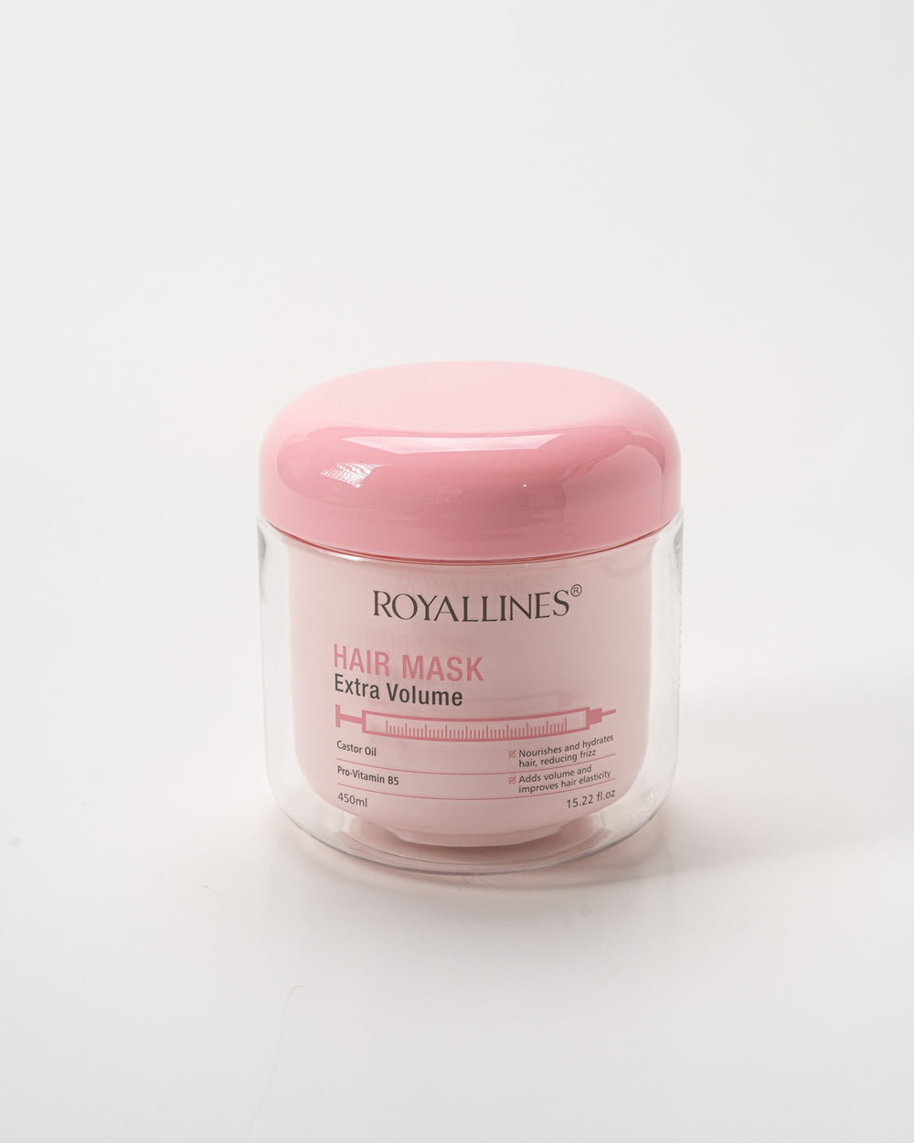 ROYALLINES Pro-Vitamin B5 & Castor Oil Extra Volume Hair Mask (450ml) ROYALLINES