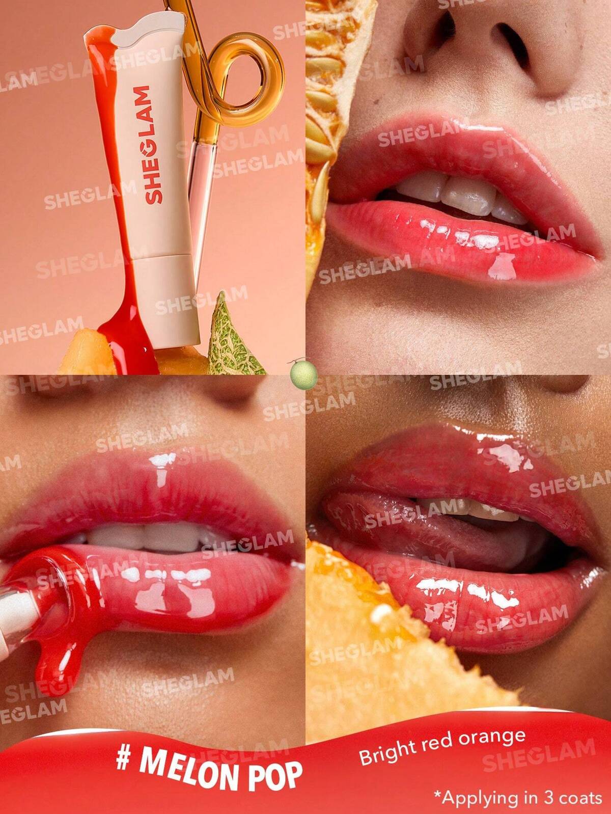 Sheglam crystal glaze moisturising lip care Sheglam