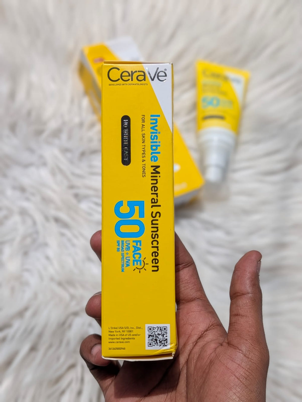 CeraVe Invisible Mineral Sunscreen SPF50 48ml CeraVe