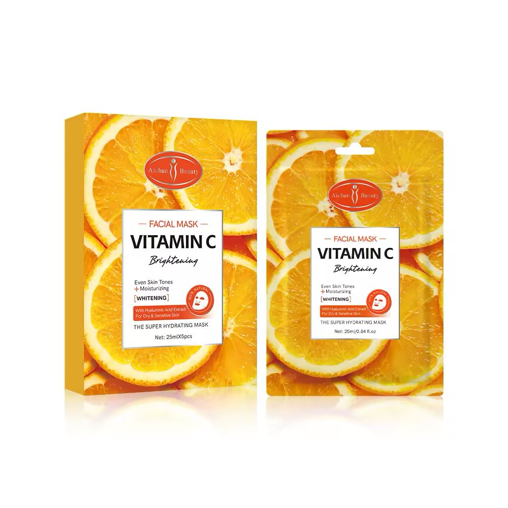 Aichun Beauty Vitamin C Facial Mask 5 Pcs Box Aichun Beauty