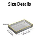 Multipurpose Transparent cosmetics storage Tray