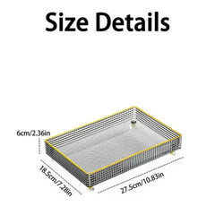 Multipurpose Transparent cosmetics storage Tray Cosmia