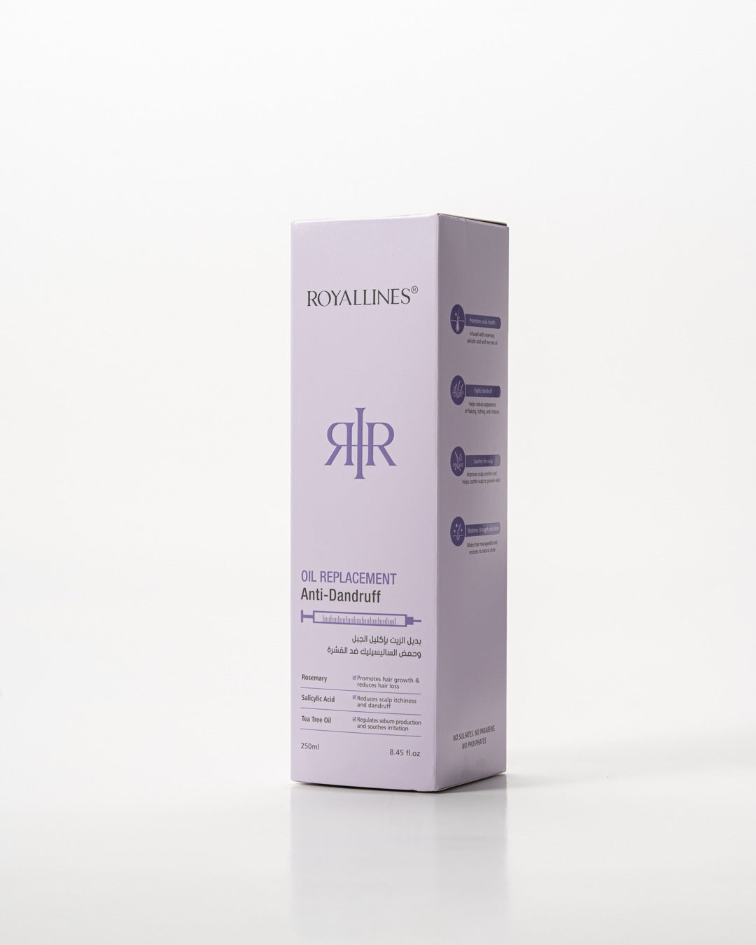 ROYALLINES Rosemary & Salicylic Acid Anti-Dandruff Oil Replacement (250ml) ROYALLINES